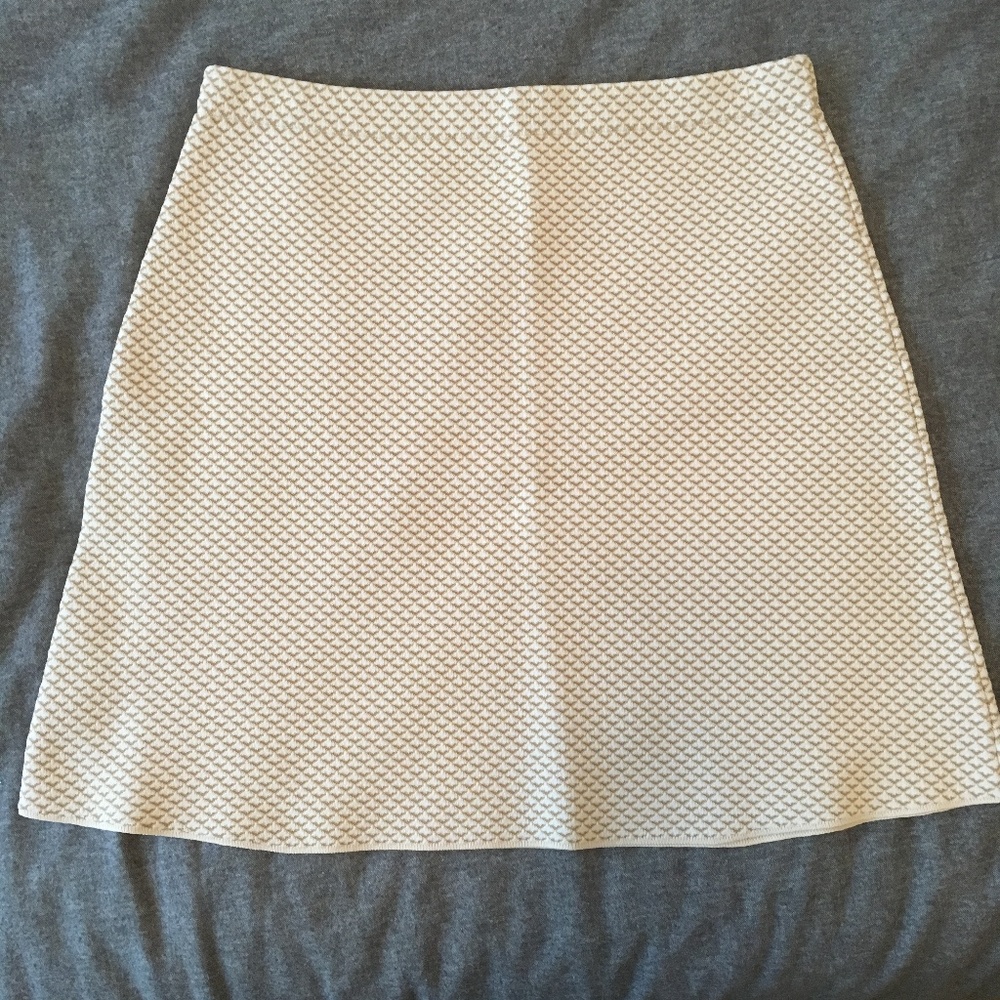 Theory 'Teslia' mini skater knit skirt in mink